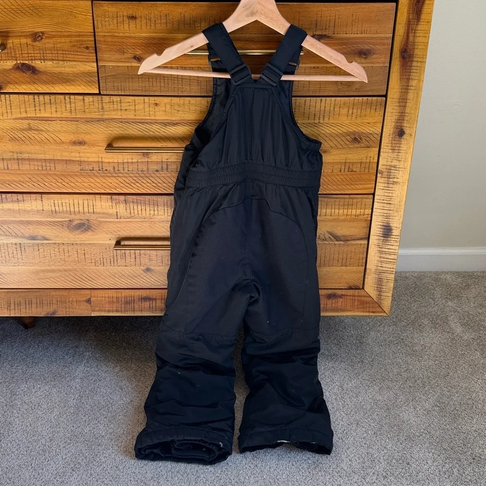Lands End Kids Black Snow Bib Overalls